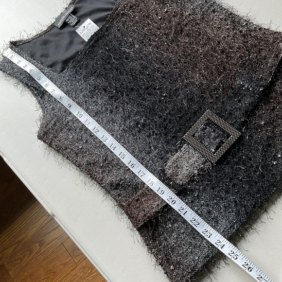 NWT Frank Lyman Eyelash Sleeveless Top Ombre Made in Canada Sz 8 - Picture 12 of 14